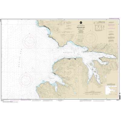 Alaska NOAA Charts :HISTORICAL NOAA Chart 16517: Makushin Bay