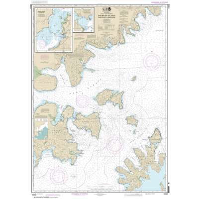 Alaska NOAA Charts :HISTORICAL NOAA Chart 16553: Shumagin Islands-Nagai I. to Unga I.;Delarof Harbor;Popof Strait: northern part