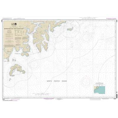 HISTORICAL NOAA Chart 16561: Mitrofania Bay And Kuiukta Bay