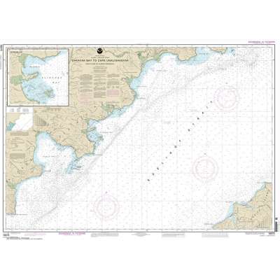 HISTORICAL NOAA Chart 16575: Dakavak Bay to Cape Unalishagvak;Alinchak Bay