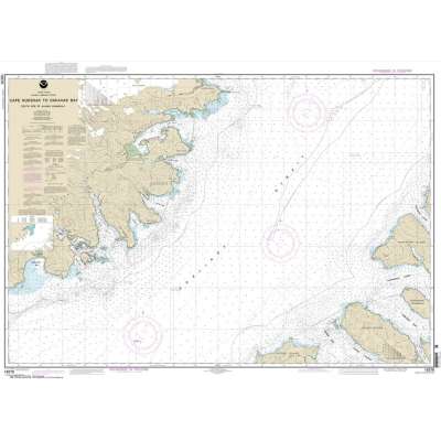 HISTORICAL NOAA Chart 16576: Shelikof Strait-Cape Nukshak to Dakavak Bay