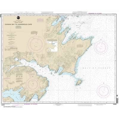 NOAA Chart 16593: Chiniak Bay to Dangerous Cape