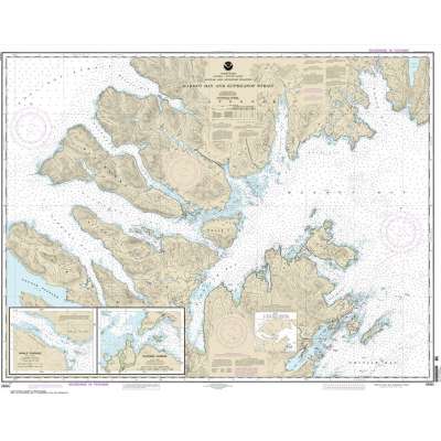 NOAA Chart 16594: Marmot Bay and Kupreanof Strait;Whale Passage;Ouzinkie Harbor