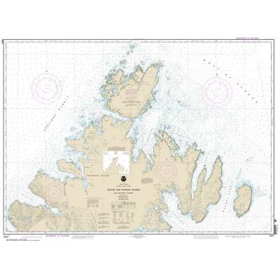 Alaska NOAA Charts :HISTORICAL NOAA Chart 16604: Shuyak and Afognak Islands and adjacent waters
