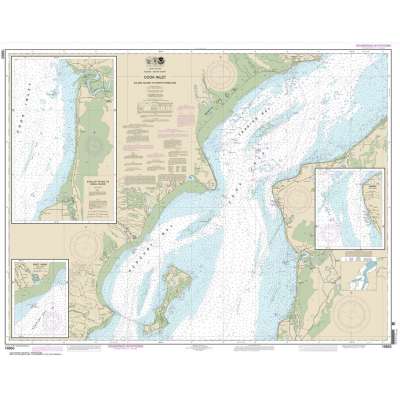 HISTORICAL NOAA Chart 16662: Cook Inlet-Kalgin Island to North Foreland