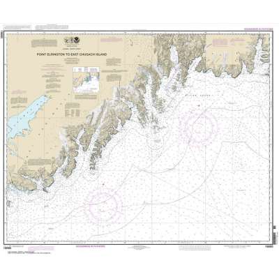 HISTORICAL NOAA Chart 16680: Point Elrington to East Chugach Island