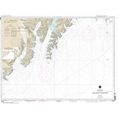 HISTORICAL NOAA Chart 16681: Seal Rocks to Gore Point