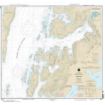 HISTORICAL NOAA Chart 16704: Drier Bay: Prince William Sound