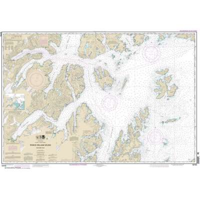 Alaska NOAA Charts :NOAA Chart 16705: Prince William Sound-western part