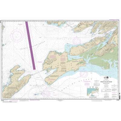 HISTORICAL NOAA Chart 16709: Prince William Sound-eastern entrance