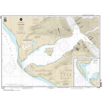 HISTORICAL NOAA Chart 16762: Lituya Bay;Lituya Bay Entrance