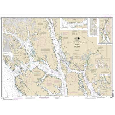 HISTORICAL NOAA Chart 17300: Stephens Passage to Cross Sound: including Lynn Canal