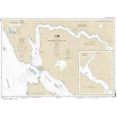 Alaska NOAA Charts :NOAA Chart 17311: Holkham Bay And Tracy Arm - Stephens Passage