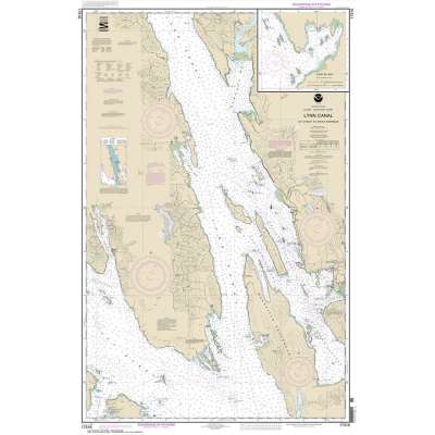 HISTORICAL NOAA Chart 17316: Lynn Canal-Icy Str. to Point Sherman;Funter Bay;Chatham Strait