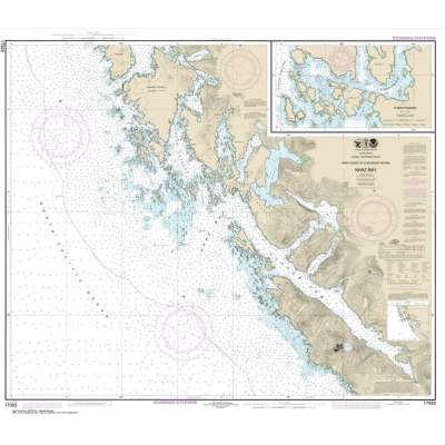 Alaska NOAA Charts :HISTORICAL NOAA Chart 17322: Khaz Bay: Chichagof Island Elbow Passage