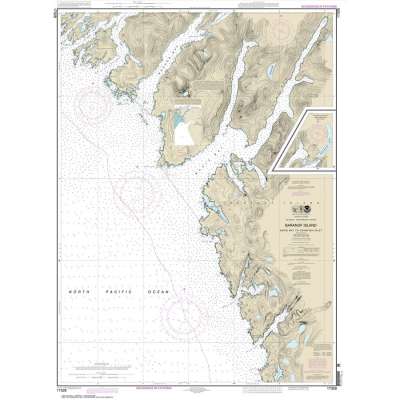 HISTORICAL NOAA Chart 17328: Snipe Bay to Crawfish Inlet:Baranof l.