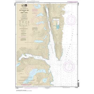 Alaska NOAA Charts :NOAA Chart 17335: Patterson Bay and Deep Cove