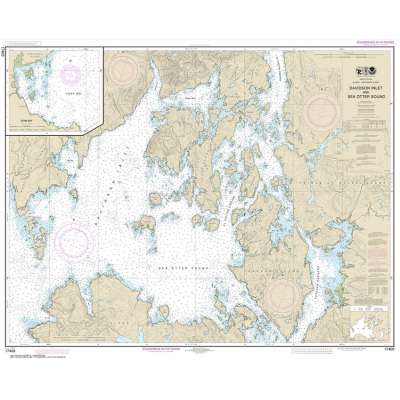 HISTORICAL NOAA Chart 17403: Davidson Inlet and Sea Otter Sound;Edna Bay