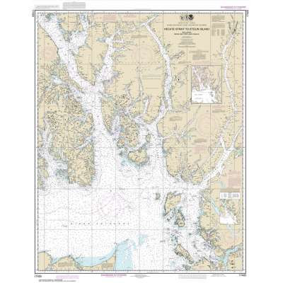 HISTORICAL NOAA Chart 17420: Hecate Strait to Etolin Island: including Behm and Portland Canals