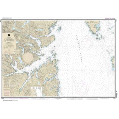 Alaska NOAA Charts :NOAA Chart 17432: Clarence Strait and Moira Sound