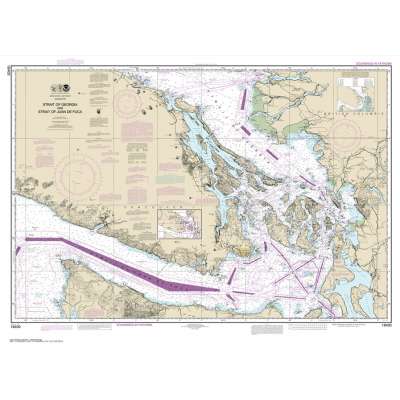 NOAA Chart 18400: Strait of Georgia and Strait of Juan de Fuca