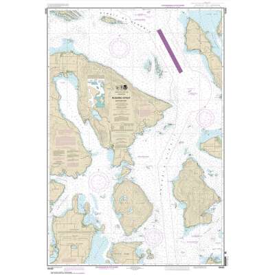 Pacific Coast NOAA Charts :HISTORICAL NOAA Chart 18430: Rosario Strait-northern part