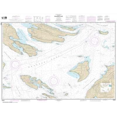 Pacific Coast NOAA Charts :HISTORICAL NOAA Chart 18432: Boundary Pass