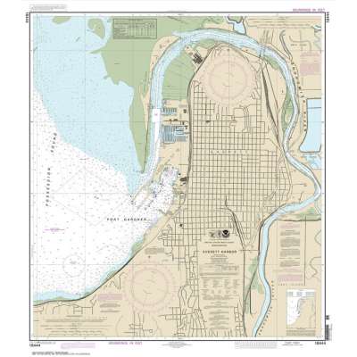 HISTORICAL NOAA Chart 18444: Everett Harbor