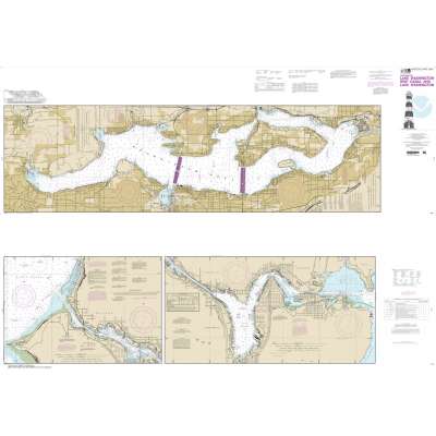 HISTORICAL NOAA Chart 18447: Lake Washington Ship Canal and Lake Washington