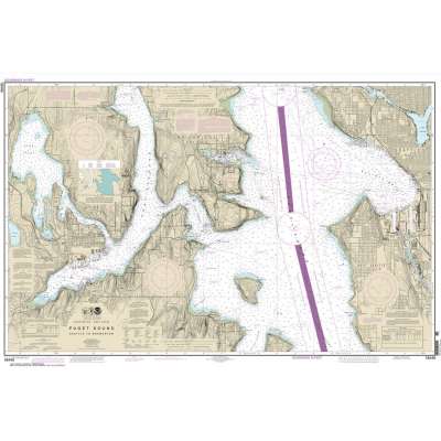 HISTORICAL NOAA Chart 18449: Puget Sound-Seattle to Bremerton