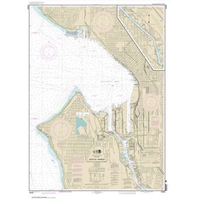 NOAA Chart 18450: Seattle Harbor: Elliott Bay and Duwamish Waterway