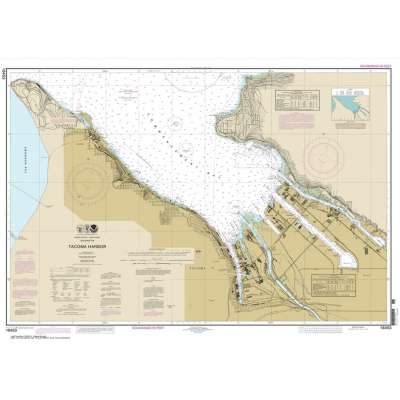 HISTORICAL NOAA Chart 18453: Tacoma Harbor