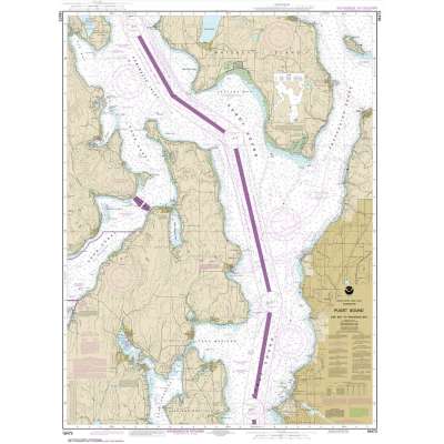 Pacific Coast NOAA Charts :NOAA Chart 18473: Puget Sound-Oak Bay to Shilshole Bay