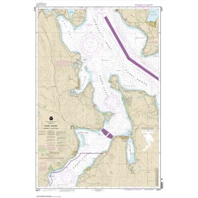 NOAA Chart 18477: Puget Sound-Entrance to Hood Canal