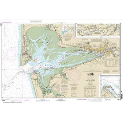 NOAA Chart 18502: Grays Harbor;Westhaven Cove