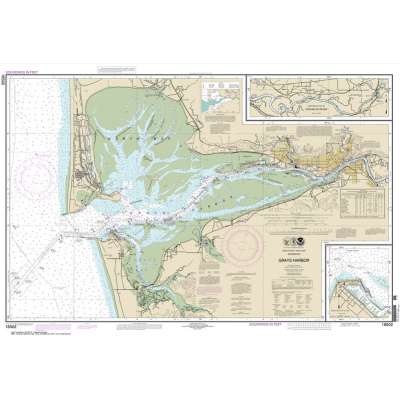 HISTORICAL NOAA Chart 18502: Grays Harbor;Westhaven Cove