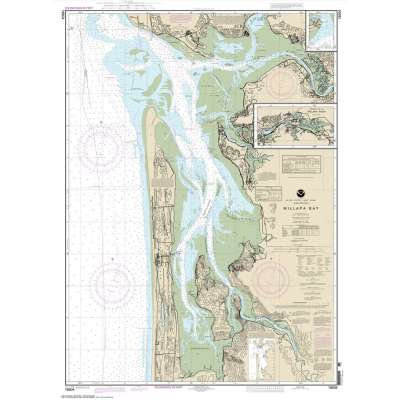 HISTORICAL NOAA Chart 18504: Willapa Bay;Toke Pt.