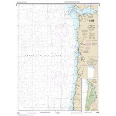 Pacific Coast NOAA Charts :NOAA Chart 18520: Yaquina Head to Columbia River;Netarts Bay