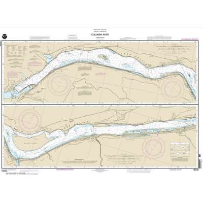 NOAA Chart 18533: Columbia River Lake Celilo