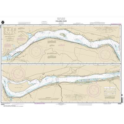 NOAA Chart 18533: Columbia River Lake Celilo