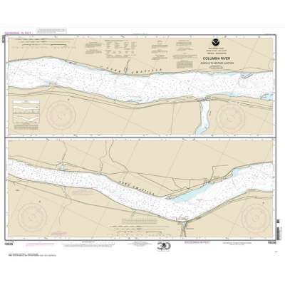 HISTORICAL NOAA Chart 18536: Columbia River Sundale to Heppner Junction