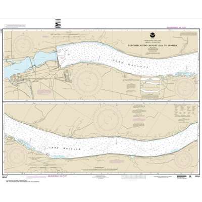 Pacific Coast NOAA Charts :NOAA Chart 18541: Columbia River-McNary Dam to Juniper