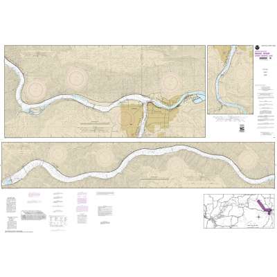 HISTORICAL NOAA Chart 18548: Snake River-Lower Granite Lake FRANKLIN D. ROOSEVELT LAKE