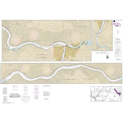 NOAA Chart 18548: Snake River-Lower Granite Lake FRANKLIN D. ROOSEVELT LAKE