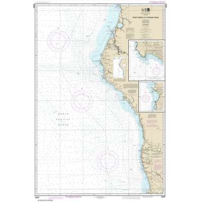 HISTORICAL NOAA Chart 18620: Point Arena to Trinidad Head;Rockport Landing;Shelter Cove