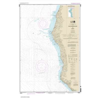 Pacific Coast NOAA Charts :NOAA Chart 18623: Cape Mendocino and vicinity