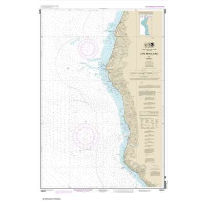 HISTORICAL NOAA Chart 18623: Cape Mendocino and vicinity