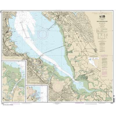 HISTORICAL NOAA Chart 18651: San Francisco Bay-southern part;Redwood Creek.;Oyster Point
