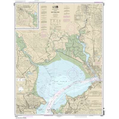 NOAA Chart 18654: San Pablo Bay