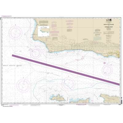 HISTORICAL NOAA Chart 18721: Santa Cruz Island to Purisima Point